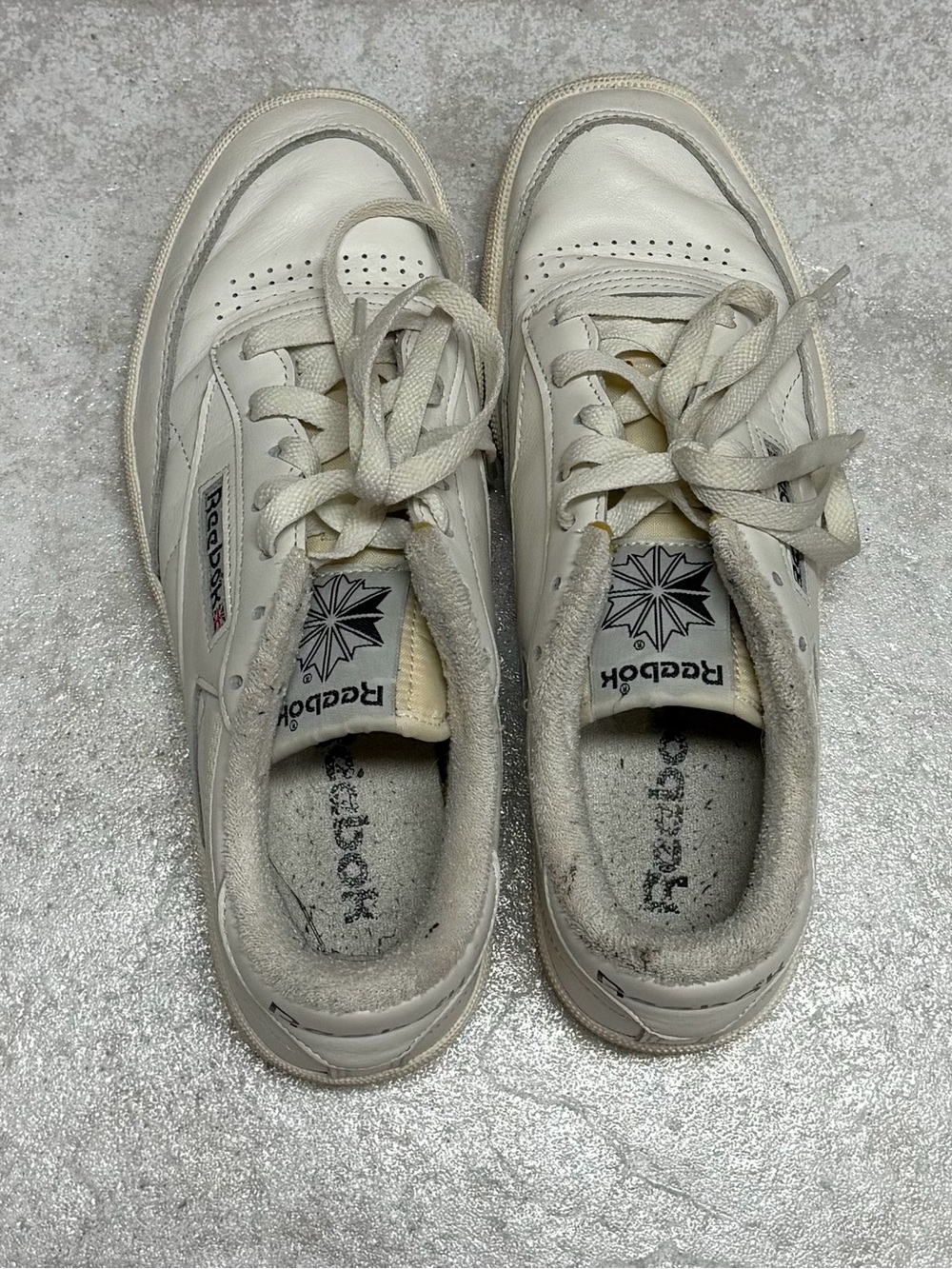 Reebok Leather Low-Top Sneakers - White